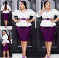 African Print Blouse And Skirt Plus Size Women's Suit 6XL