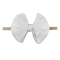 Children's Printed Bowknot Hair Lead Flower Headband