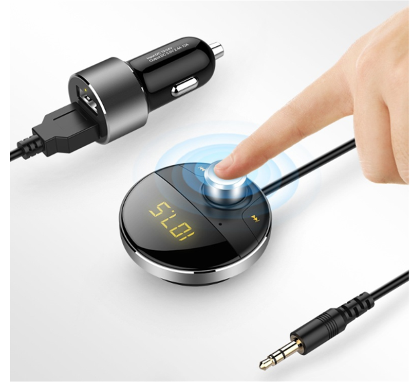 Car Bluetooth Mp3 Hands-free Phone Card FM Transmission Music Playback