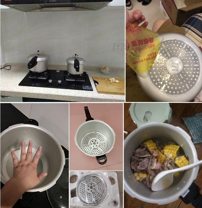 New Stainless steel with a blast-resistant feature Pressure Cooker