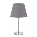 Bedside Lamp Bedroom Warm Hotel Guest Room Study Decoration Wrought Iron Cloth Cover With USB Charging Function Bedside Table Lamp