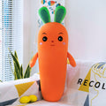Cartoon Plant Smile Carrot Plush Toy Simulation Vegetable Carrot Pillow Dolls Stuffed Soft Toys For