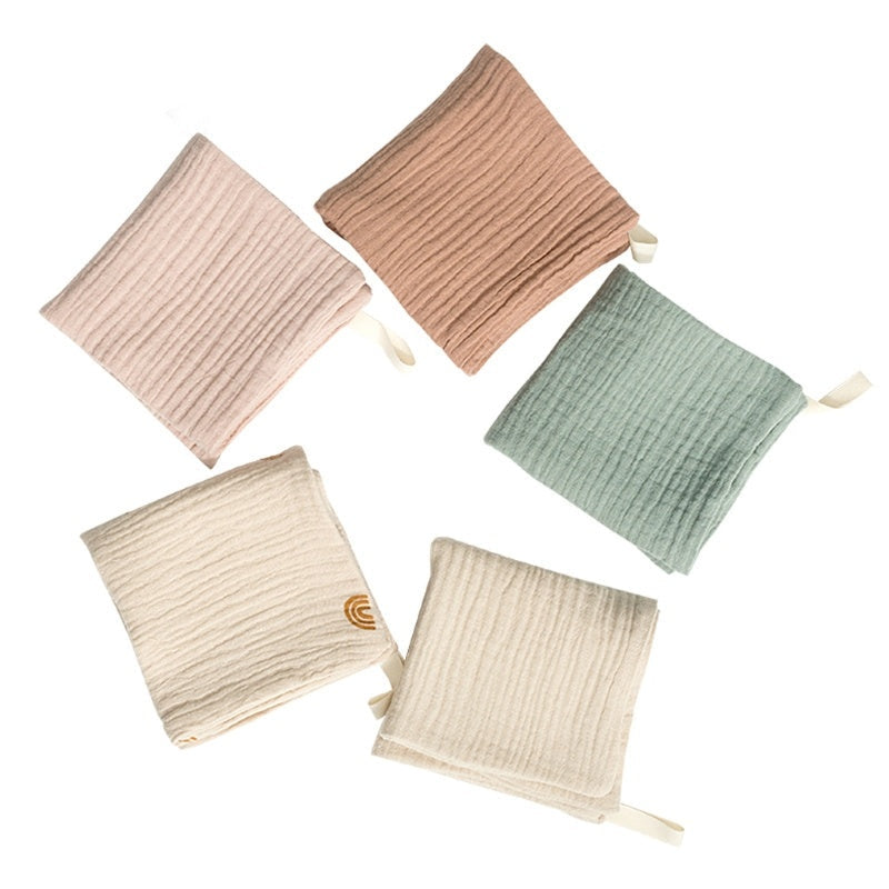Baby Four-Layer Gauze Cotton Small Square Towel Saliva Towel Face Towel