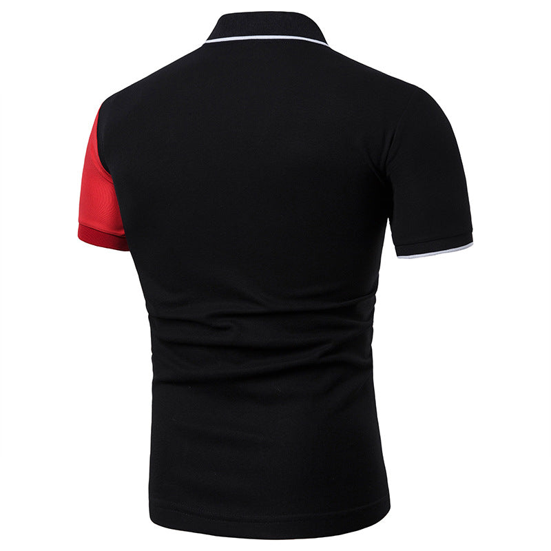 T-Shirt Men's Short-Sleeved Color Large Size All-Match Casual Fashion Chic