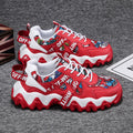 New Red Daddy Shoes Men's Shoes Summer Authentic Breathable with creative Retro Fonts