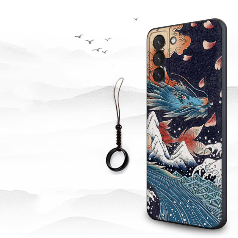 Mobile Phone Case Silicone Soft Limited Edition Relief S20Plus Anti Drop S10 Antique S10