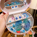 Headdress Hair Clip Princess Girl Baby Jewelry Set Gift Box
