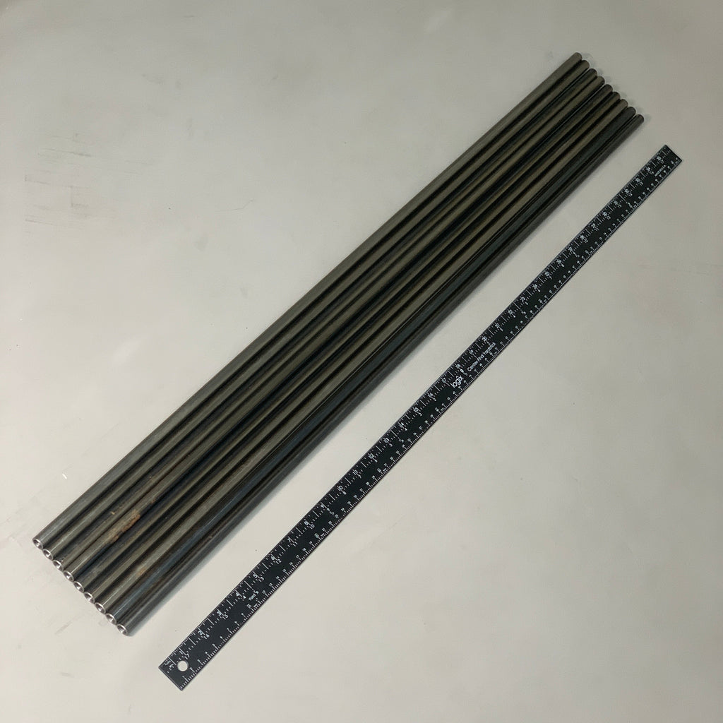 LINDSLEY 9-PACK! Threaded Extension Rod for Pendant Light Female 1/4" 36" L  Raw Metal