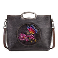 Shoulder Bag Ladies Handbags European And American Embossed Handmade Bags