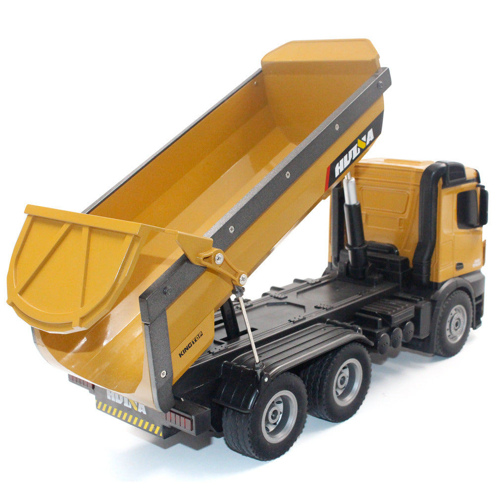 Remote Controlled Engineering Toy Car Made Of Alloy Electric Remote Controlled Dump Truck For Sandy Beaches