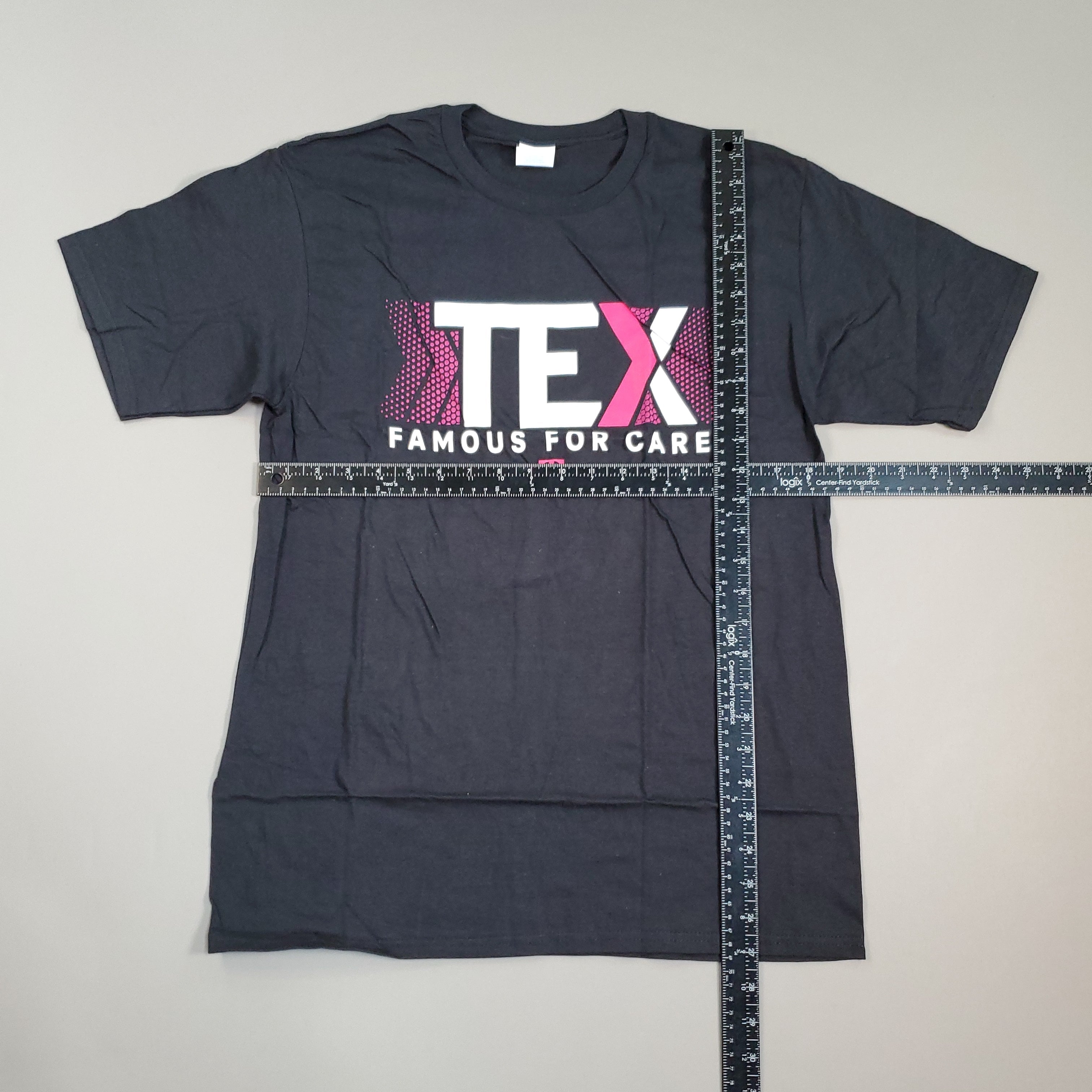 T-MOBILE Tee Shirt Short Sleeve TEX Famous For Care Men's Unisex Sz M Black/Pink (New)