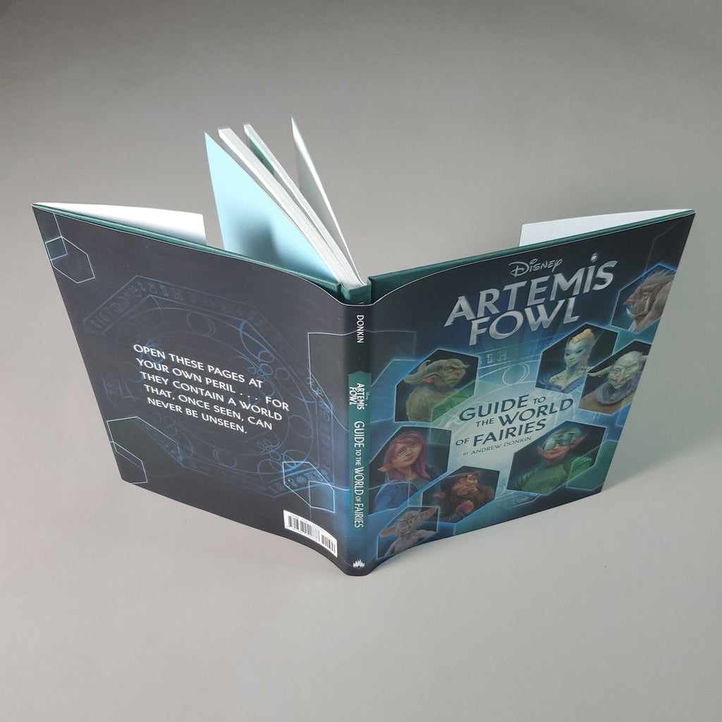 DISNEY Artemis Fowl Guide To The World Of Fairies By Andrew Donkin Hard Cover (New)