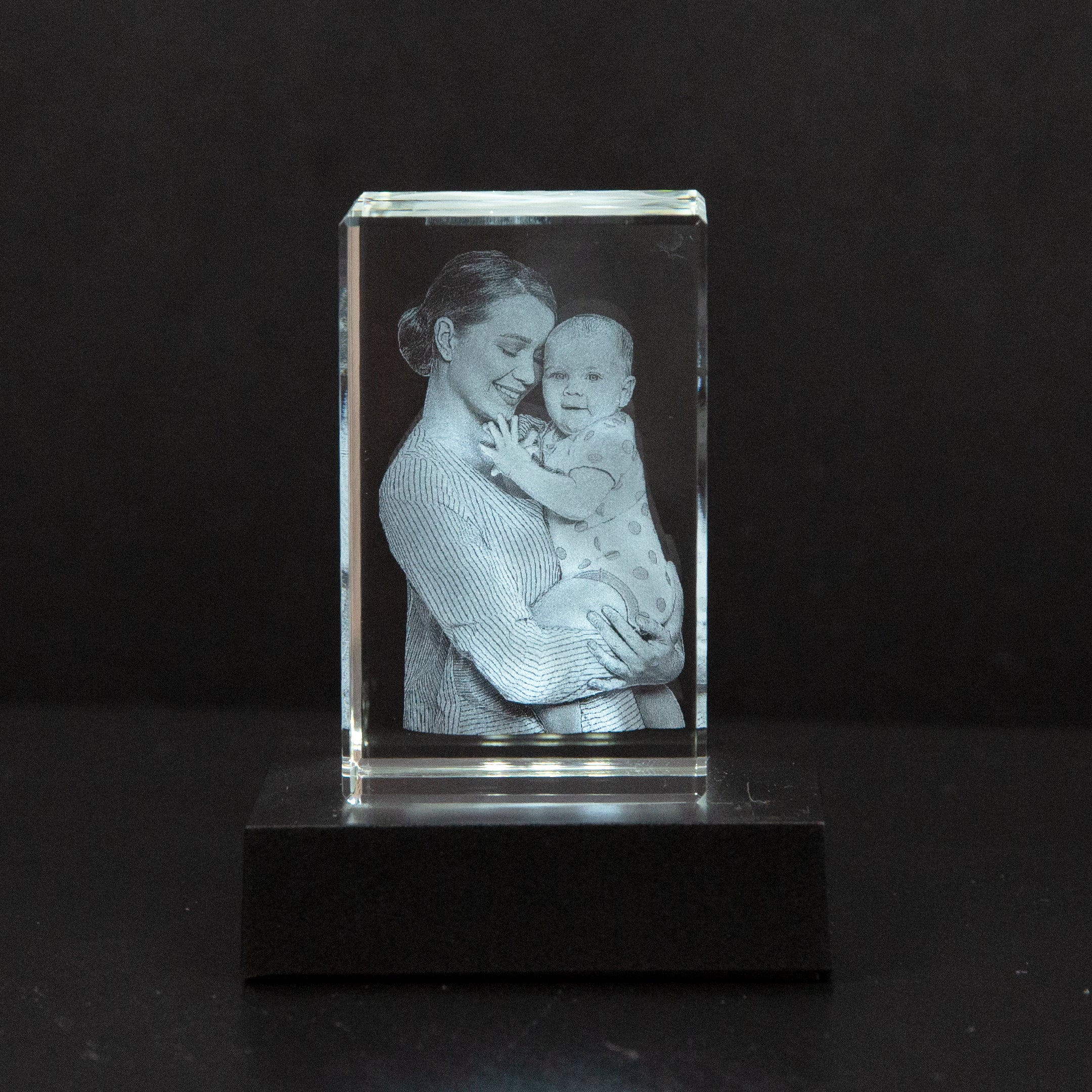Personalized 3D Photo Crystal Lamp