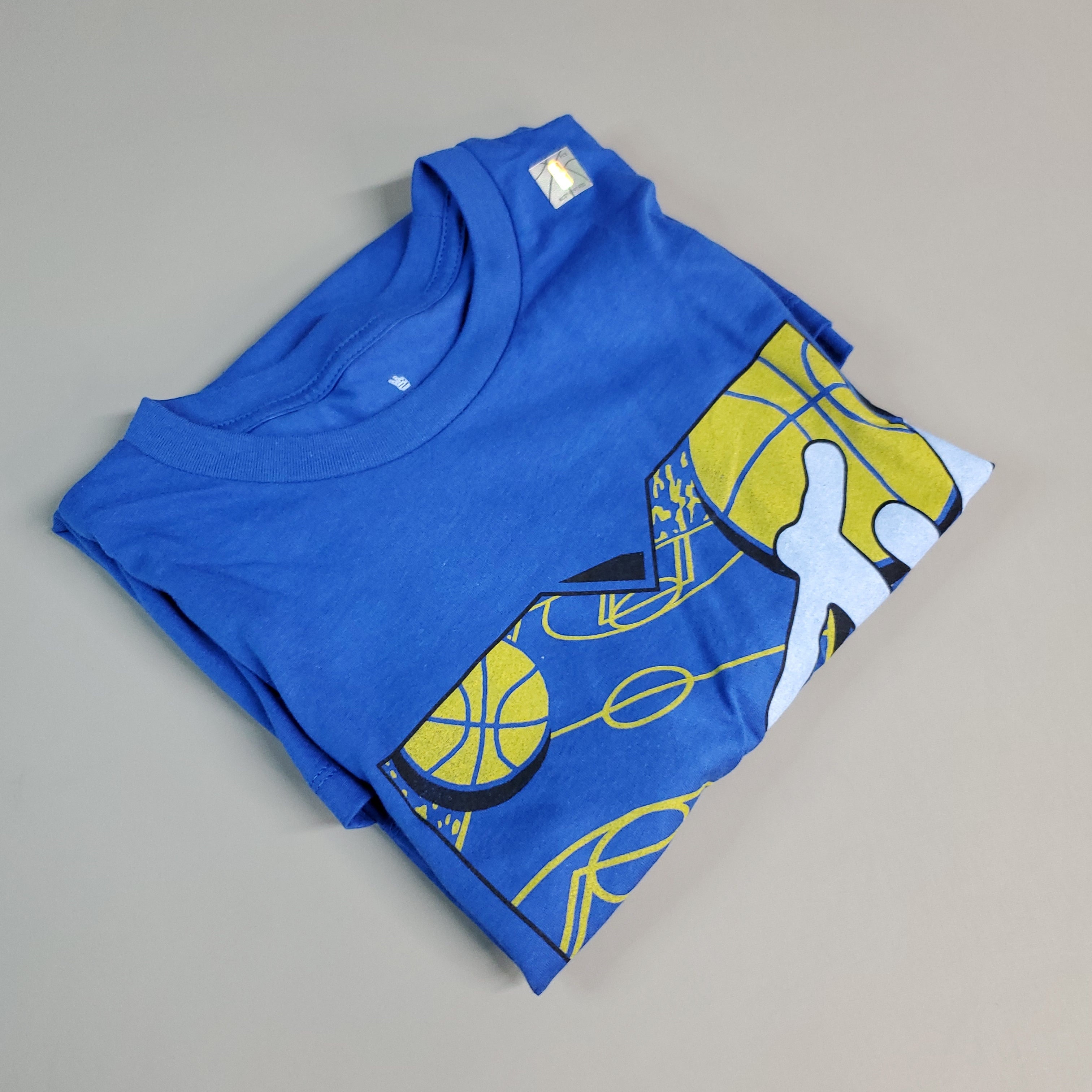 JUNK FOOD NBA MTV Short Sleeve T-Shirt I Want My Warriors Men's Sz S Blue (New)