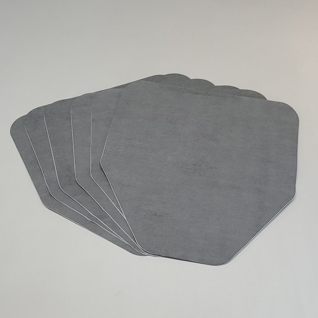 TOLCO Komodo Urinal Mat Polyester Odor Control 6-Pack Black/Grey 220209 (new)