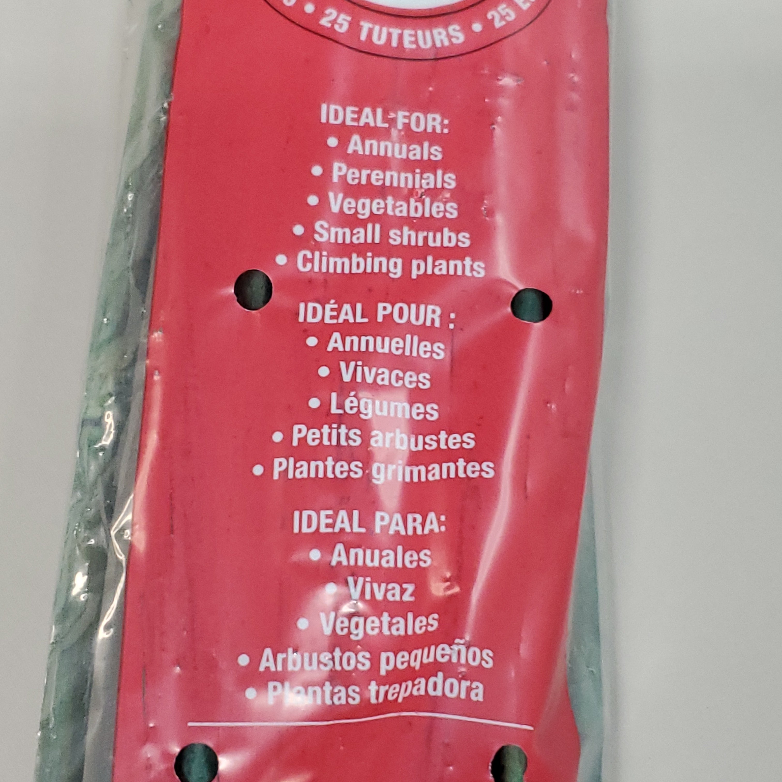 BOND Pack Of 25 Bamboo Stakes 4 Ft. Tall Green 425N By Orbit (New)