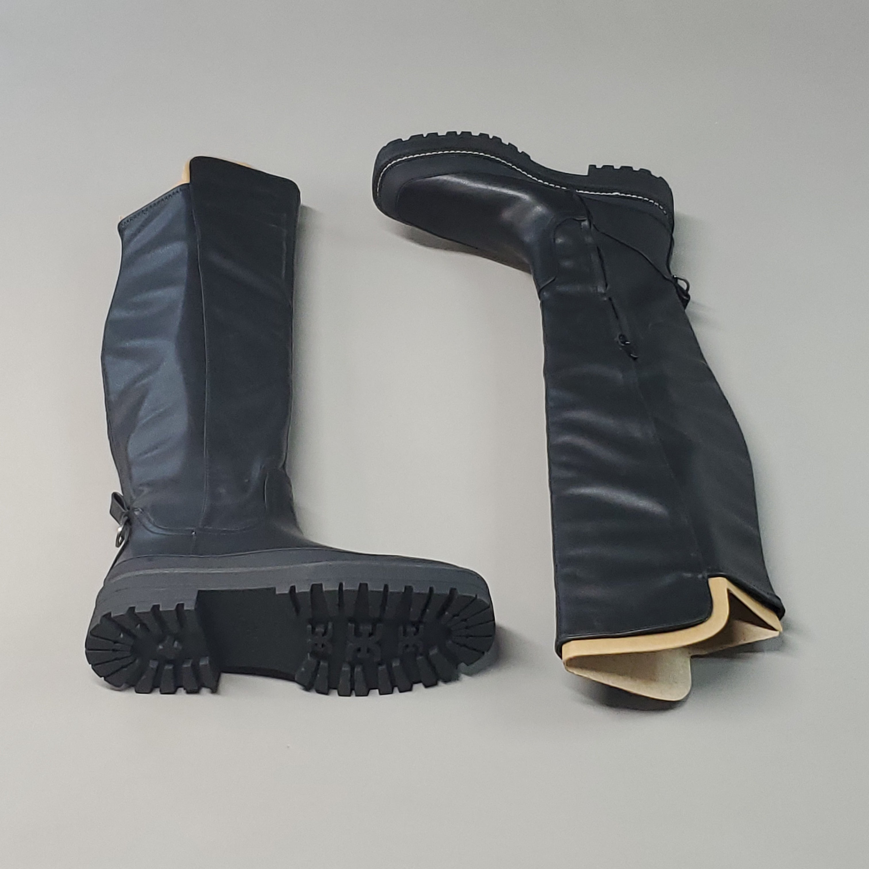 Sam Edelman Lerue Nappa Black Tall Boots Women’s 9.5 M H8522L1001 New