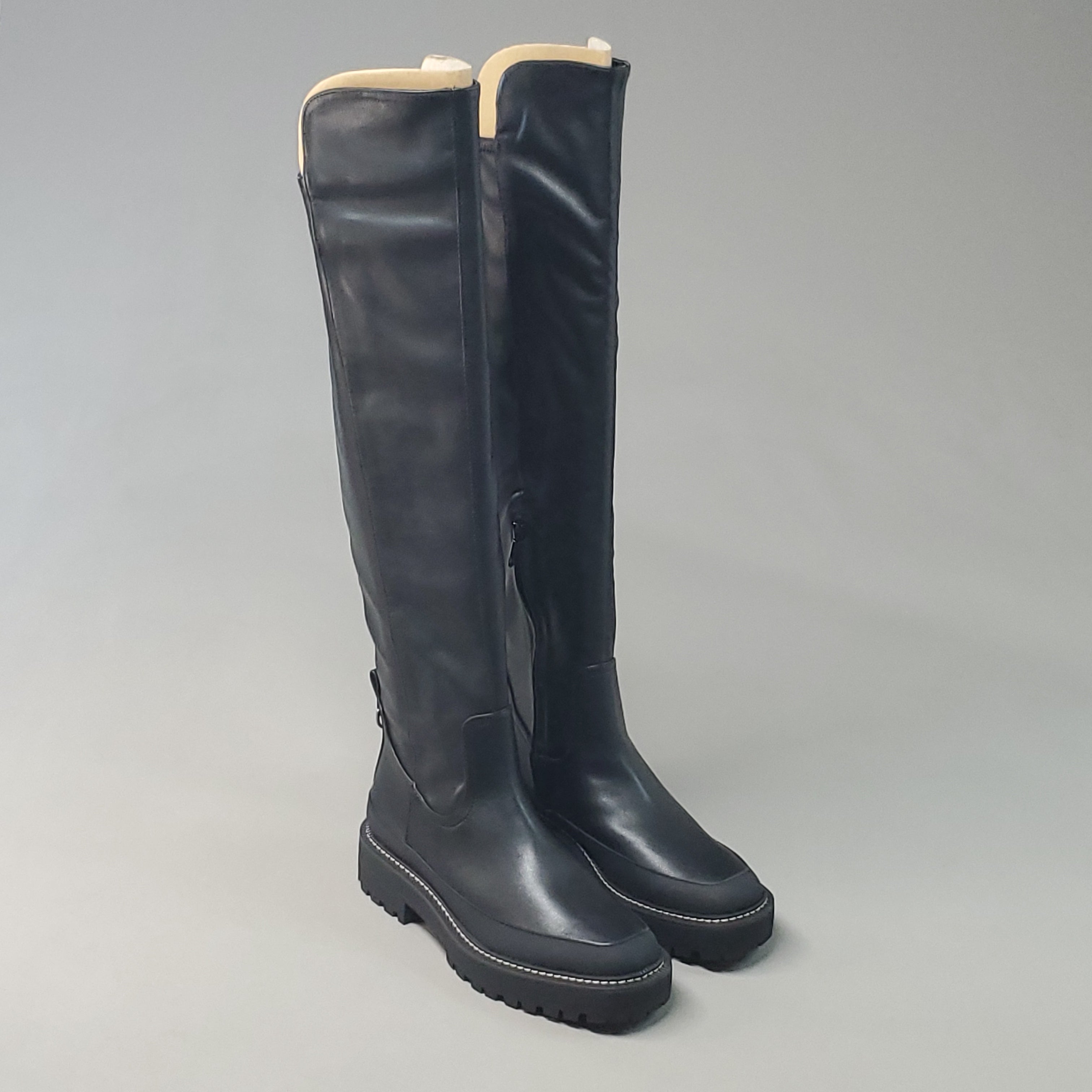 Sam Edelman Lerue Nappa Black Tall Boots Women’s 6.5 M H8522L1001 New
