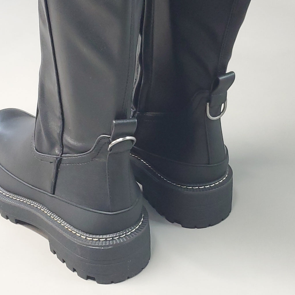 Sam Edelman Lerue Nappa Black Tall Boots Women’s 6.5 M H8522L1001 New