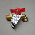 PROLINE Heavy Duty Hose Bibb Ball Valve 200 PSI Brass Threaded 3/4" 103-024 (New)