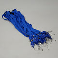 Blue Lanyards With Lanyard Reel & ID Card Holder Neck Strap 25 Pack Y493075 (New)