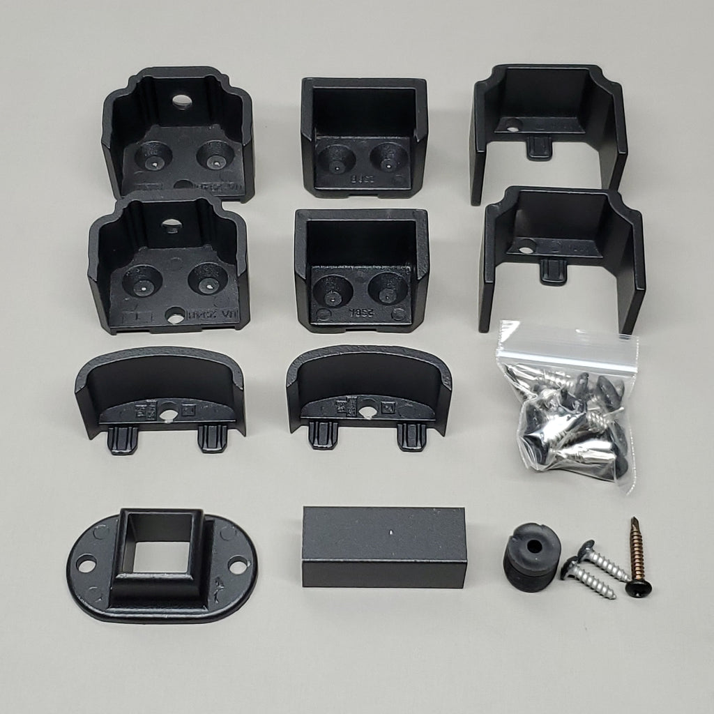 ULTRA MAX Aluminum Adams Level 2 PC Bracket (4 PK) & Foot Block Black Satin W084397 (New)