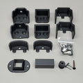 ULTRA MAX Aluminum Adams Level 2 PC Bracket (4 PK) & Foot Block Black Satin W084397 (New)