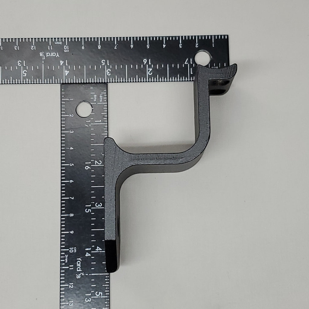 ULTRA MAX Aluminum 1.5" Secondary Rail Inline Bracket W/ Screw Satin Black W080395 (New)