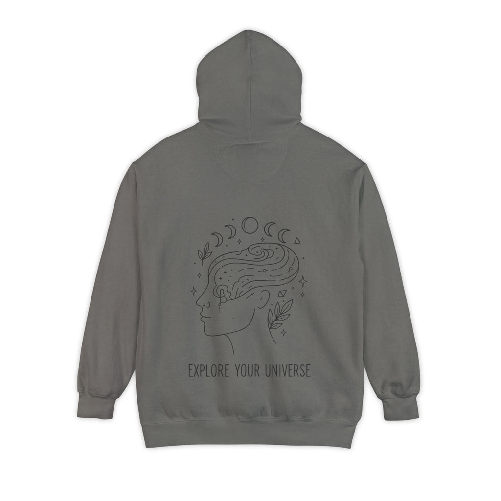 Explore Your Uniqueness Hoodie, Garment-Dyed Unisex Hoodie, Cozy Gift for Explorers, Comfortable Everyday Wear, Perfect for All Occasions