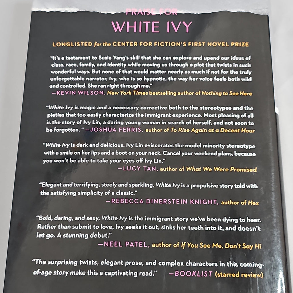 WHITE IVY by Susie Yang Book Hardback (New)