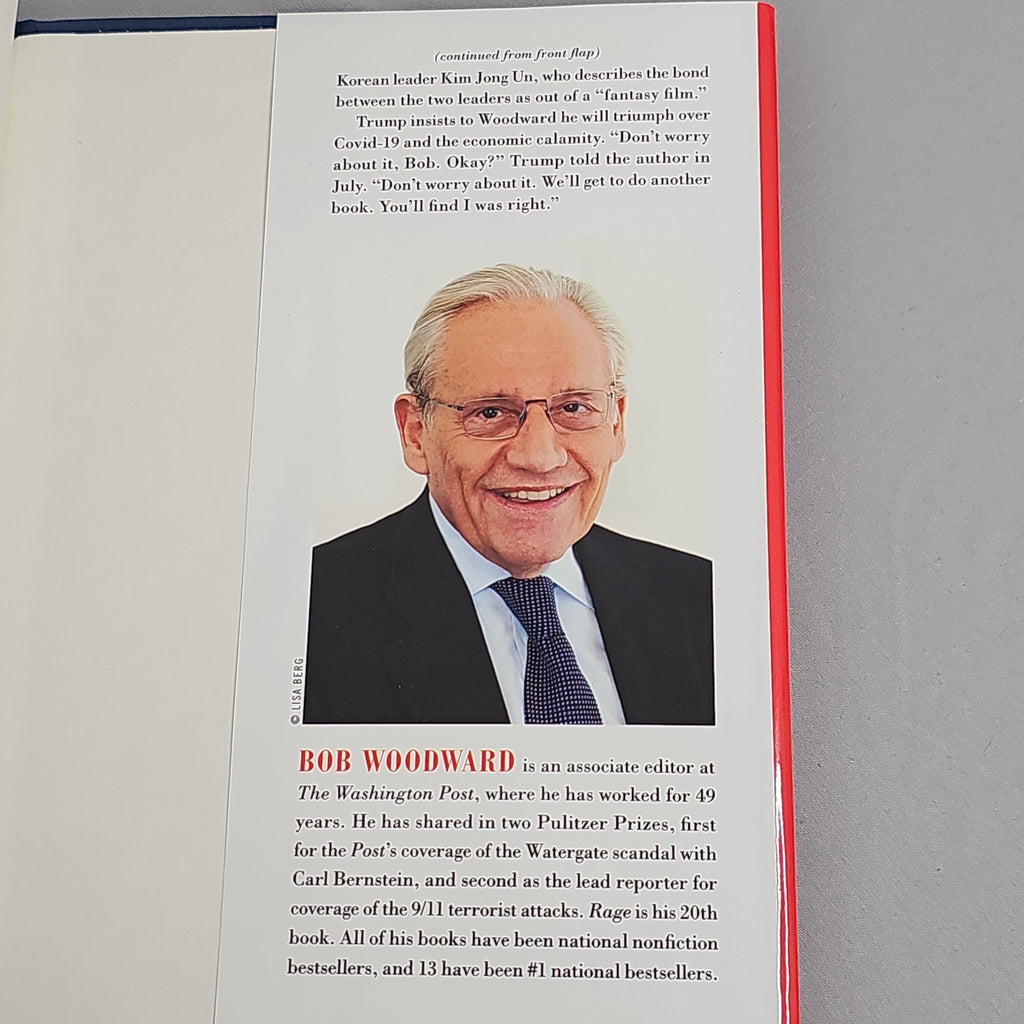 RAGE by Bob Woodward Book Hardback (New)