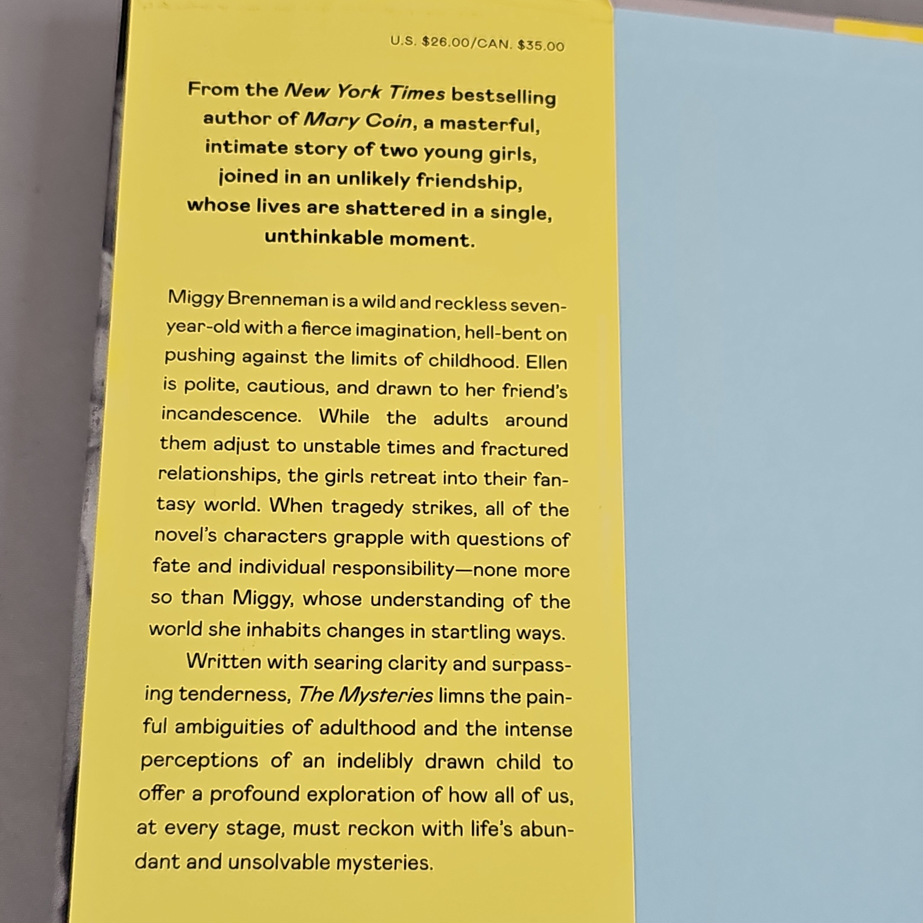 THE MYSTERIES by Marisa Silver Book Hardback (New)