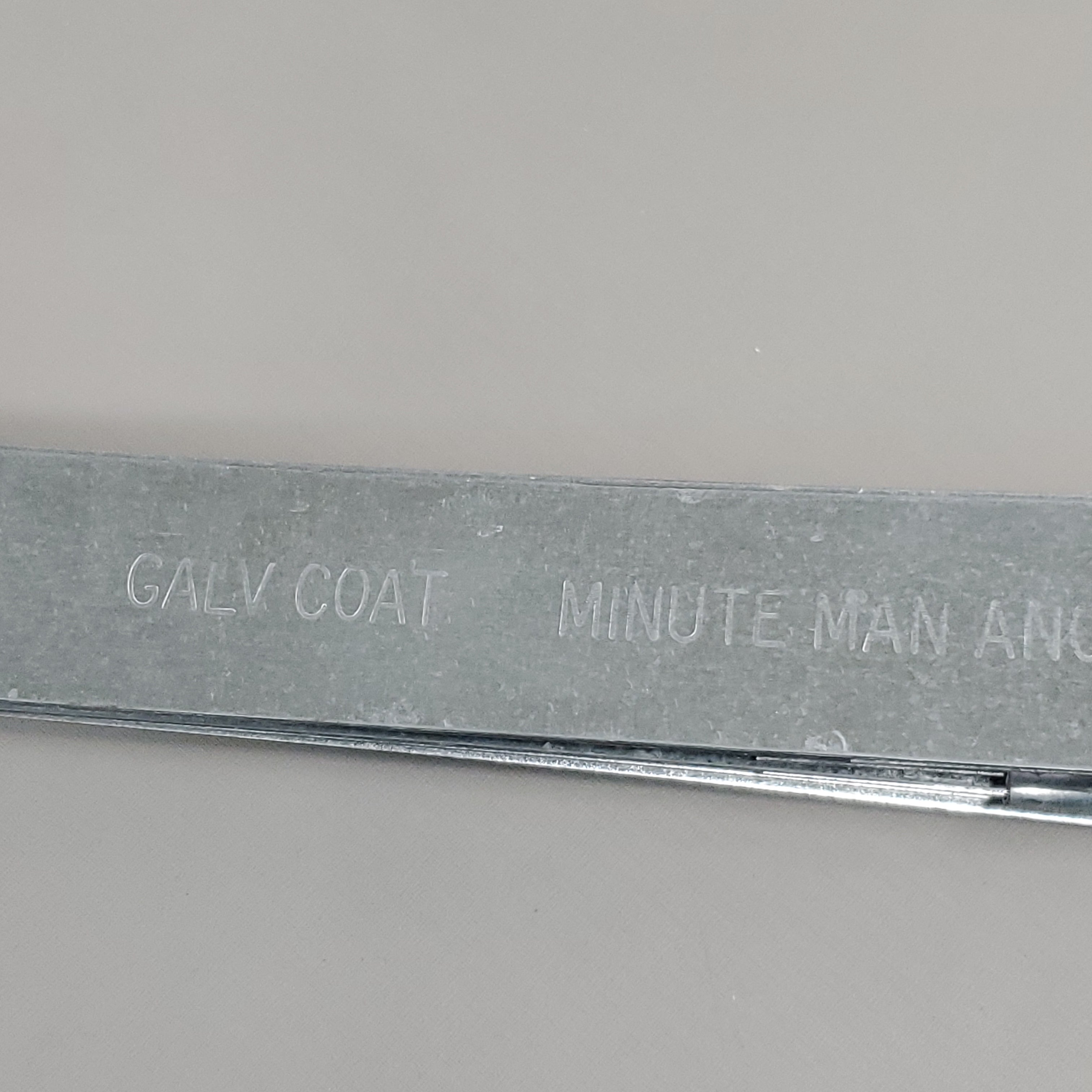 Minute Man Anchor Straps 4 Pack Galvanized Coat Frame Tie 1-1/4" X 7' (New)