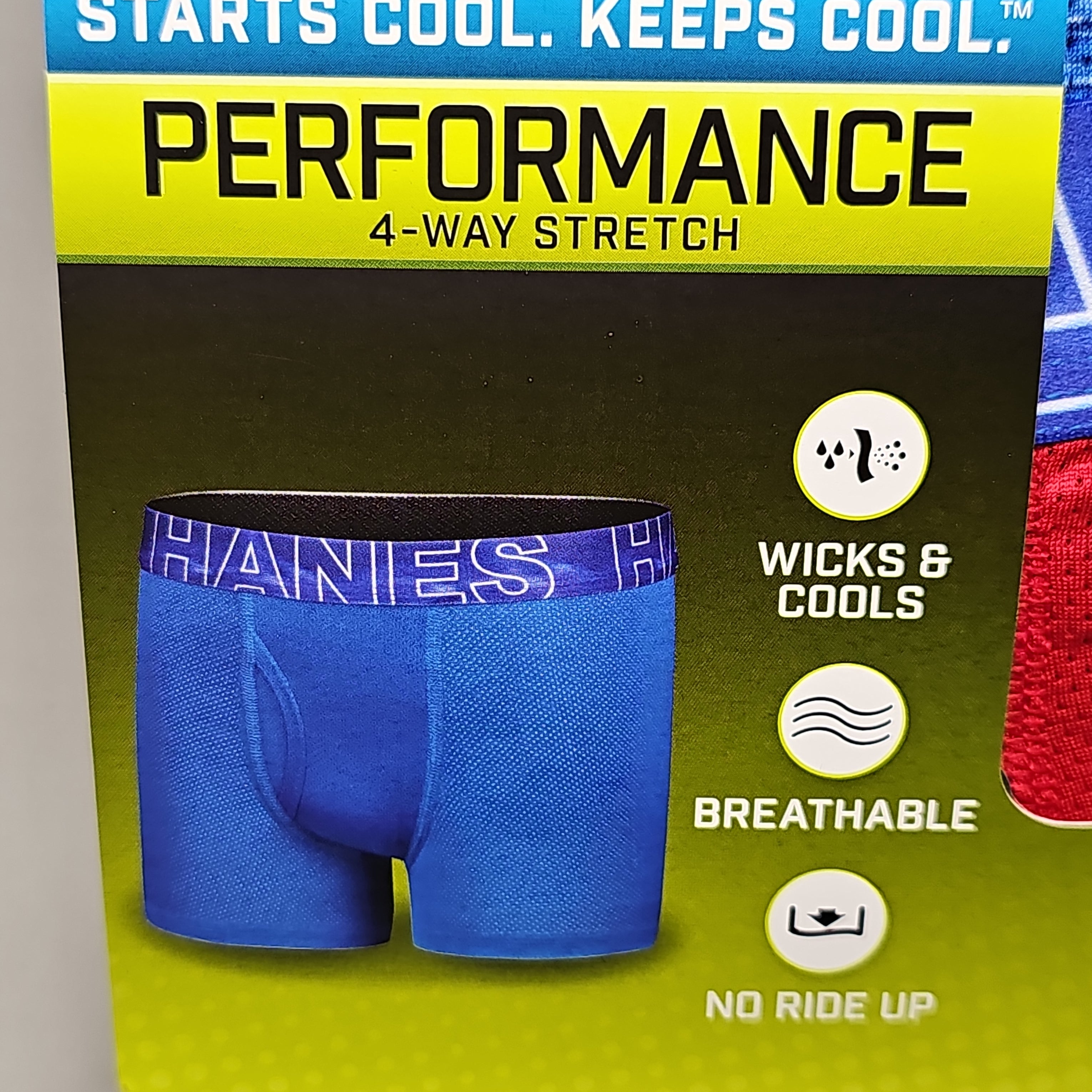HANES Boxer Briefs 10-Pack Boy's Mesh Stretch X-Temp Size S 6/8 BX88P5 (New)