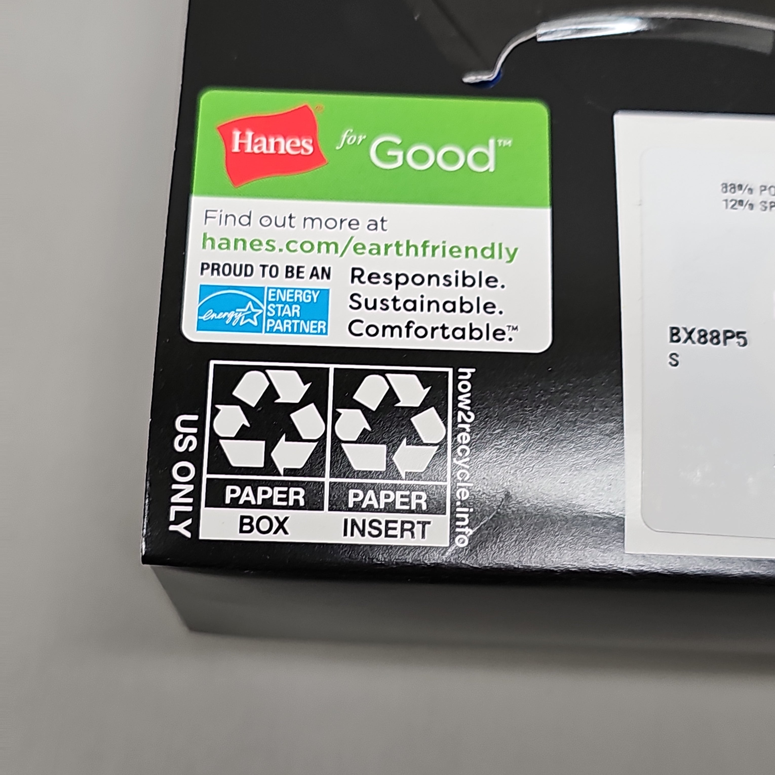 HANES Boxer Briefs 10-Pack Boy's Mesh Stretch X-Temp Size S 6/8 BX88P5 (New)