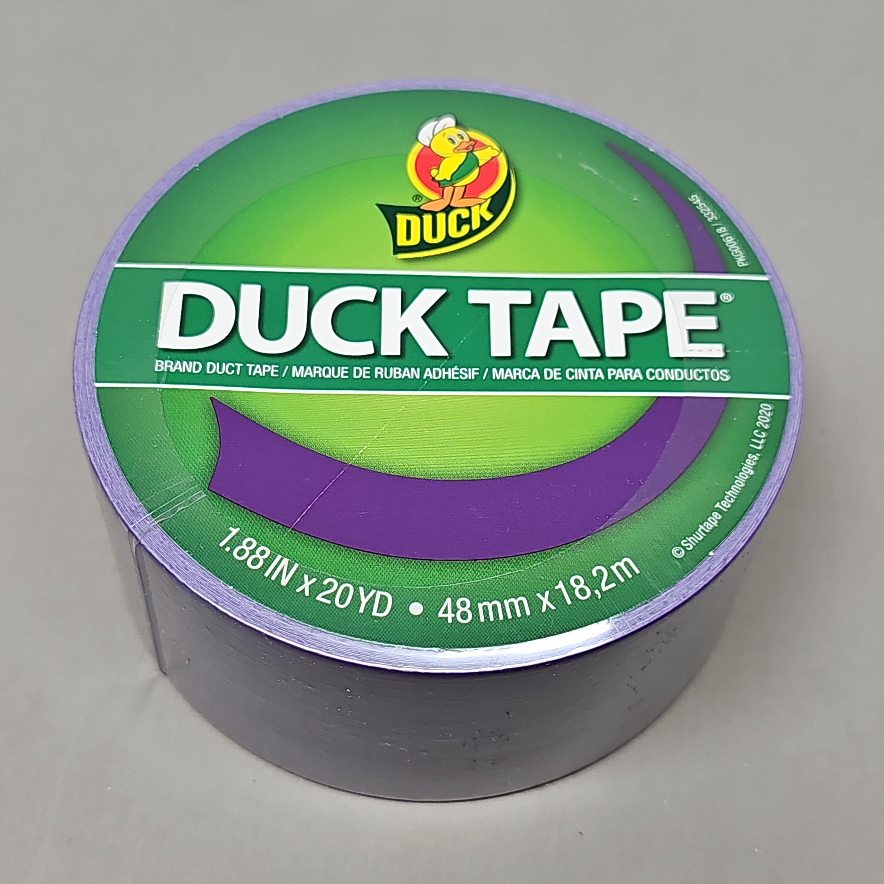 SHURTAPE DUCK TAPE Purple Duct Tape 1.88" X 20 YD 283896