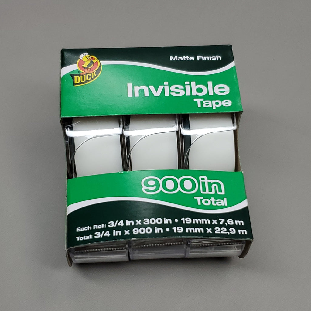 SHURTAPE (18 PACK) Invisible Tape 3/4"X300" Matte Finish 285195 (New)