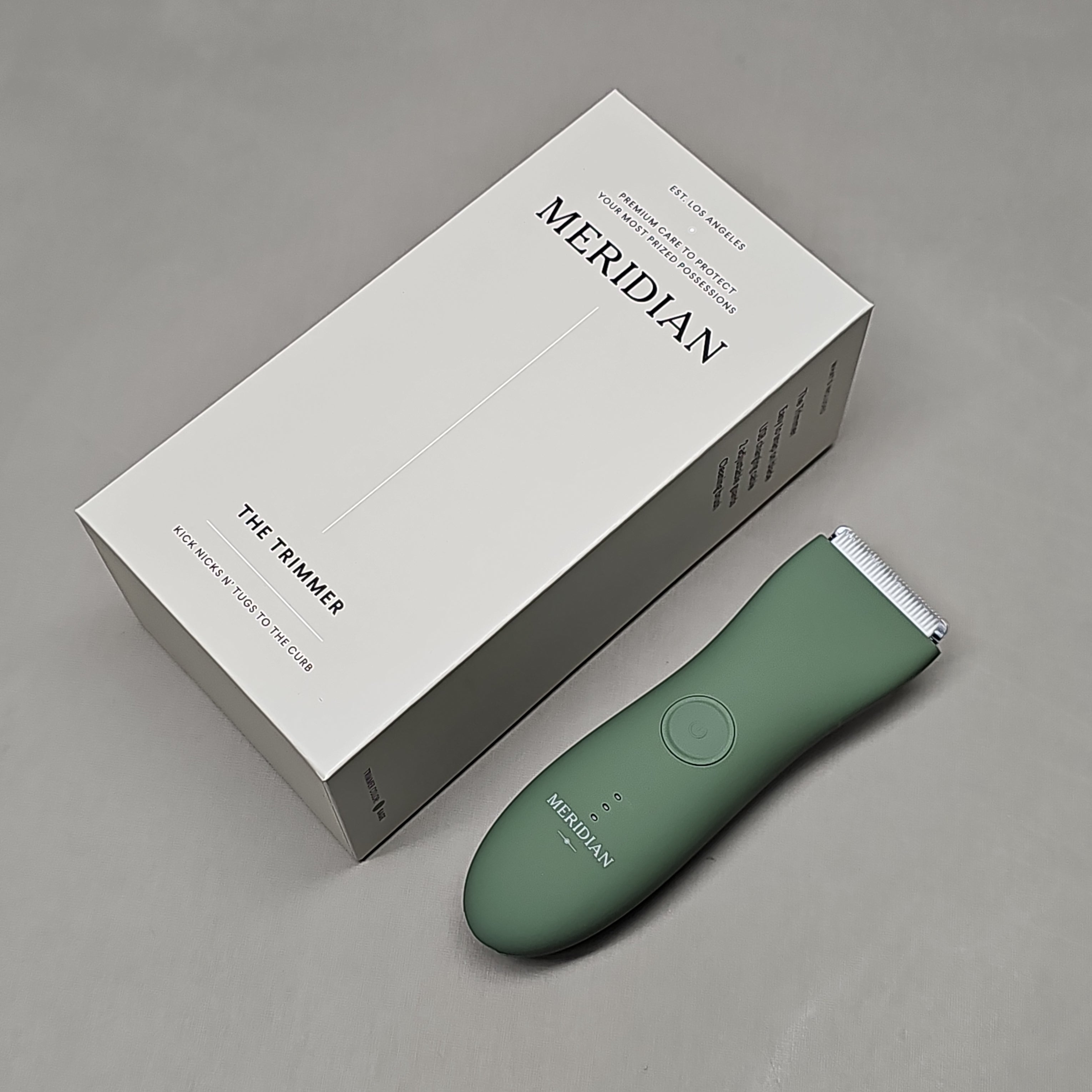 MERIDIAN The Trimmer Fresh Below The Belt Men's Hair Trimmer Sage M2B (New)