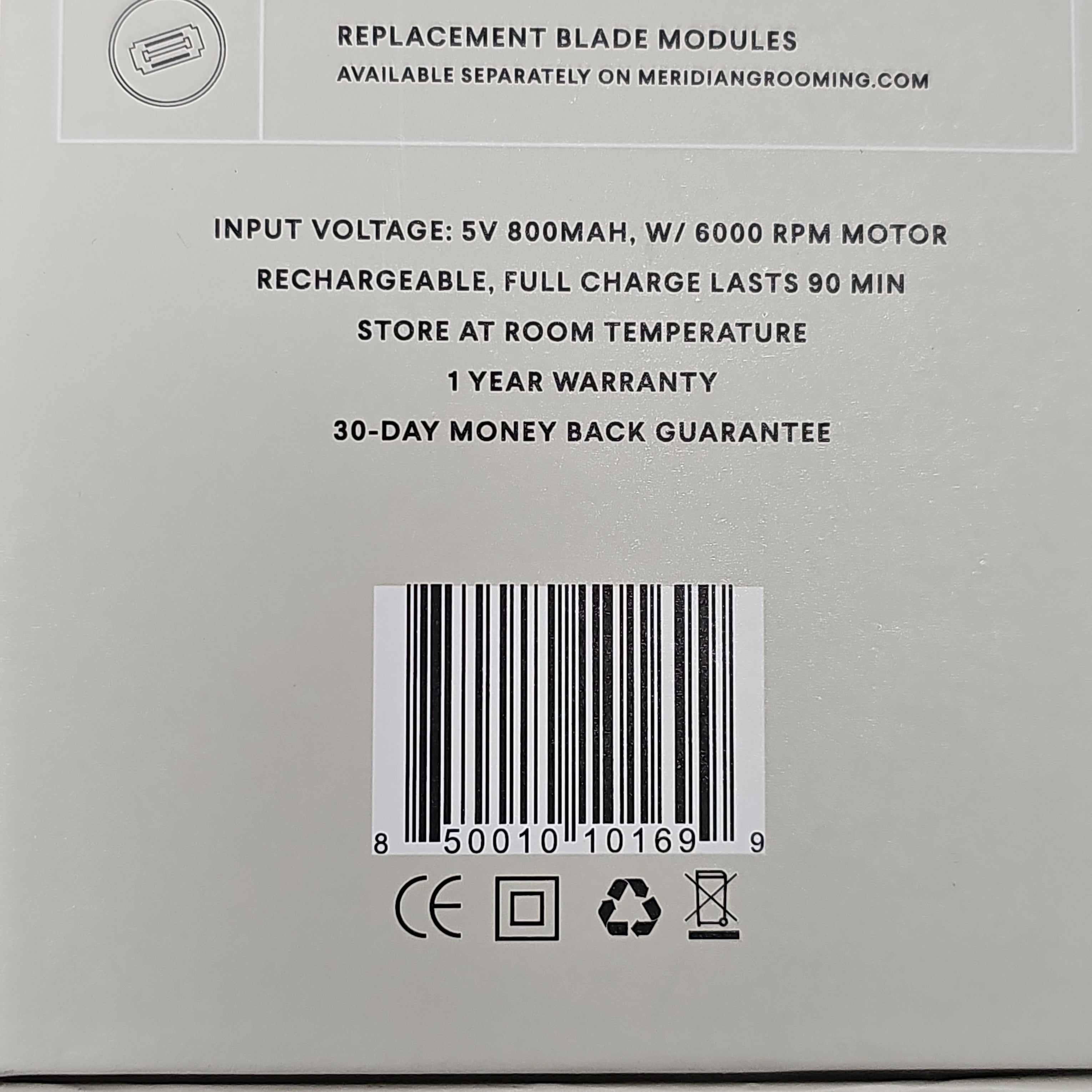 MERIDIAN The Trimmer Fresh Below The Belt Men's Hair Trimmer Sage M2B (New)
