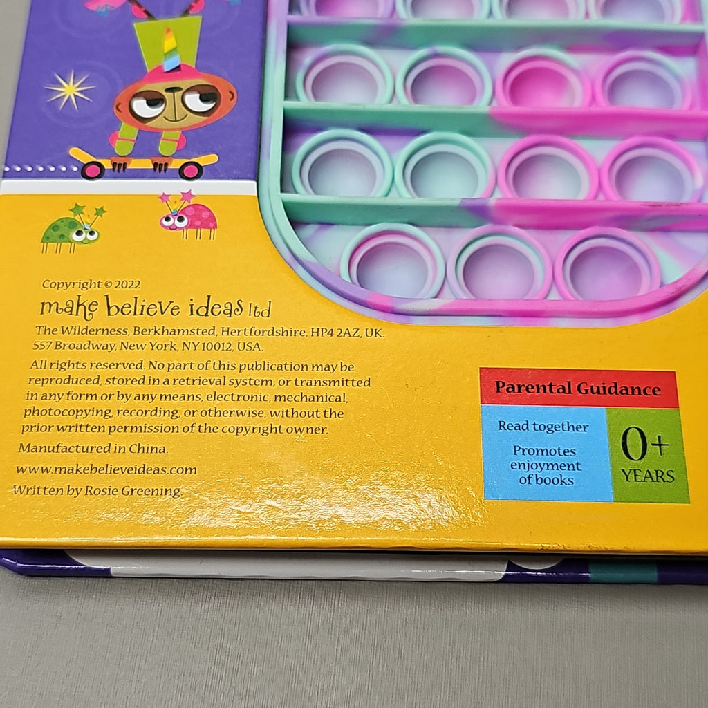 MAKE BELIEVE IDEAS Never Pop A Unicorn Case of 20 Books! Hardback Book With Pop-It (New)