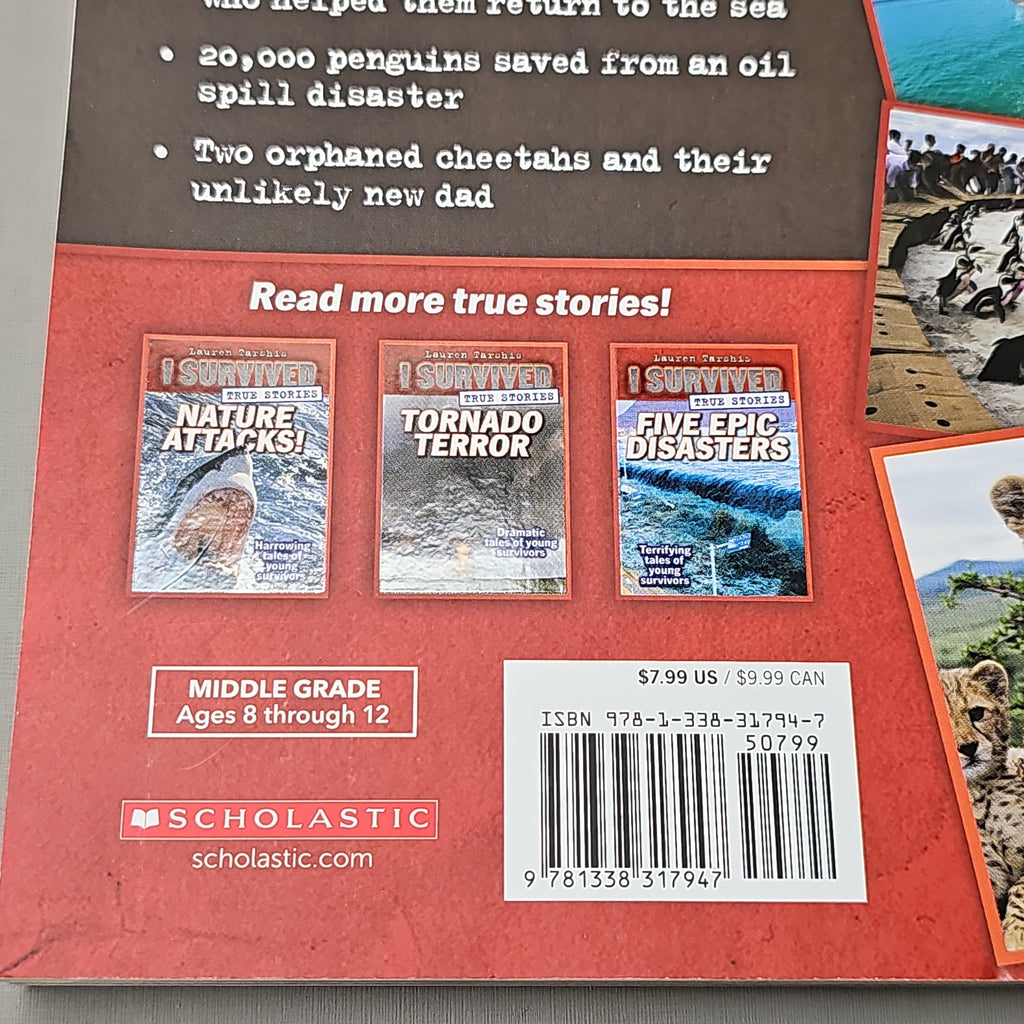 SCHOLASTIC I Survived: Courageous Creatures by Laren Tarshis Paperback Book (New)