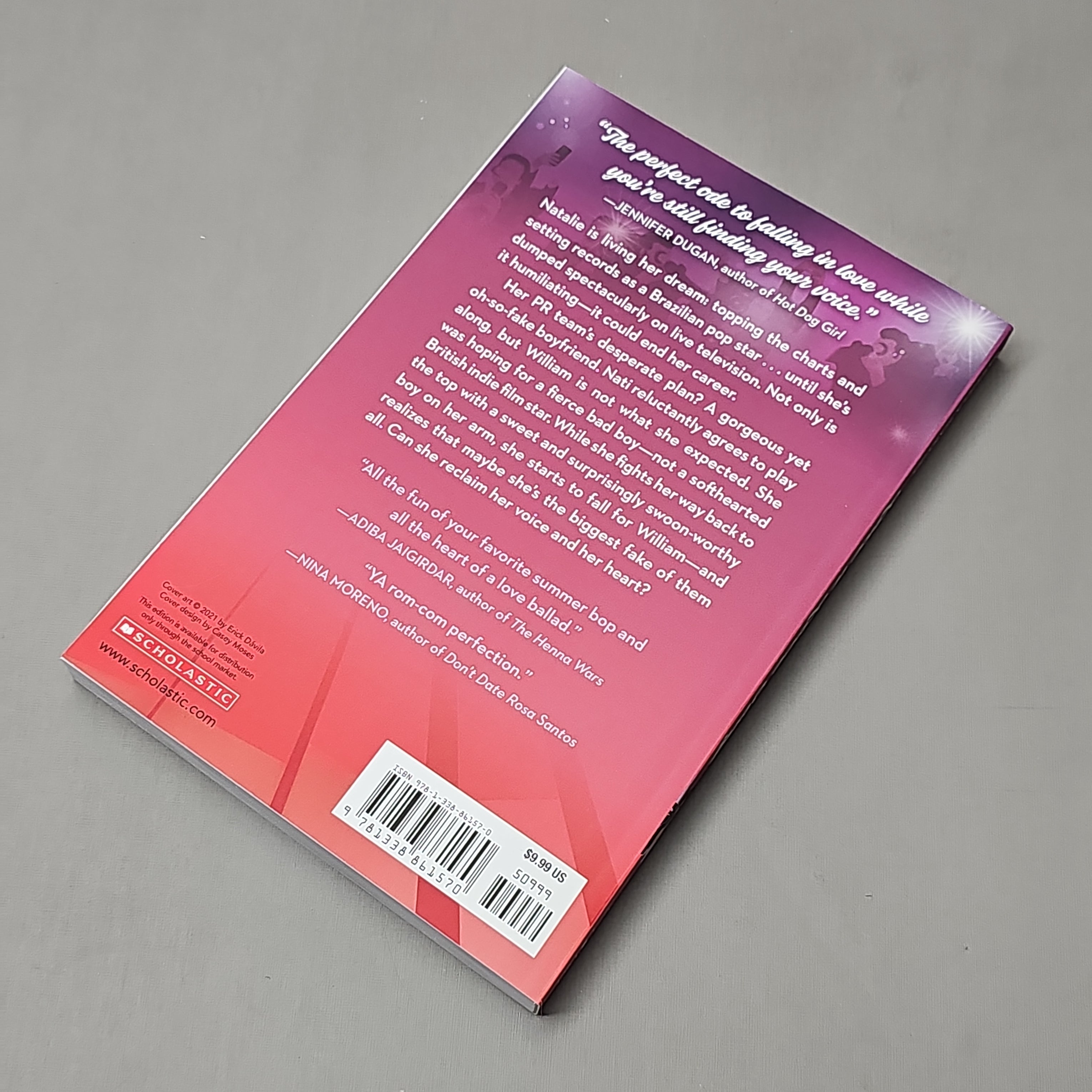 SCHOLASTIC Like a Love Song by Gabriela Martins Paperback Book (New)
