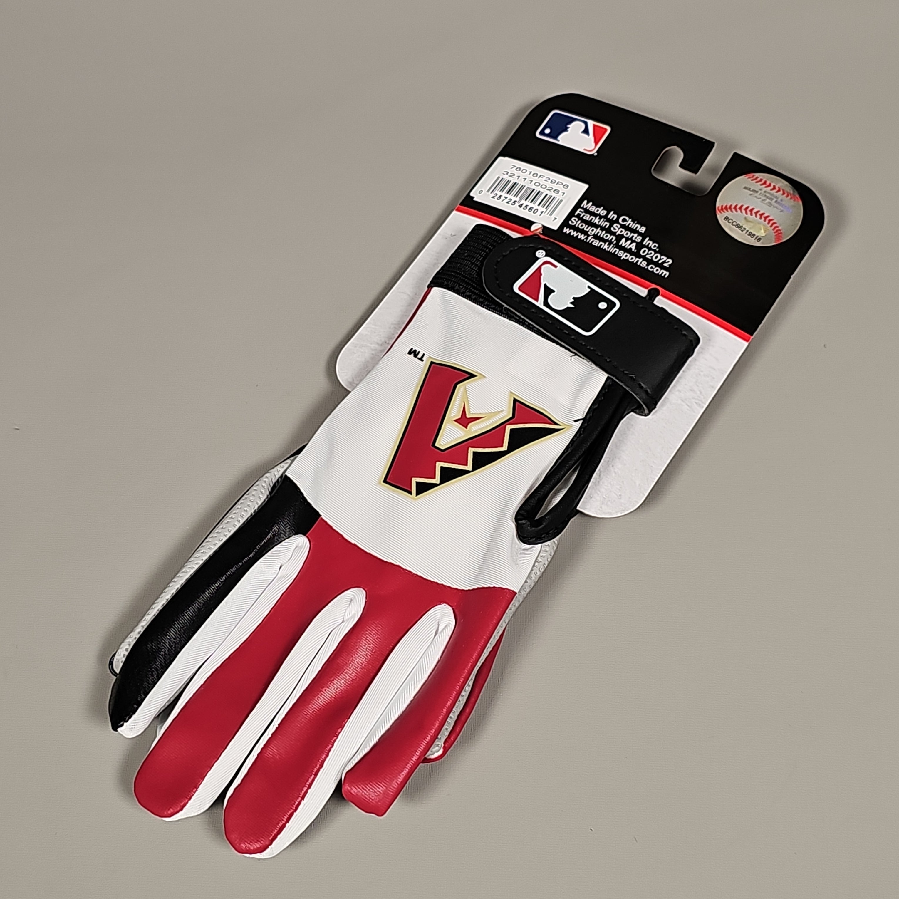 FRANKLIN SPORTS (6 PAIR) Arizona Diamondbacks Youth Batting Gloves Sz Youth M/L 76016F29P6