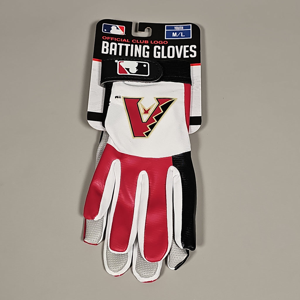FRANKLIN SPORTS (6 PAIR) Arizona Diamondbacks Youth Batting Gloves Sz Youth M/L 76016F29P6