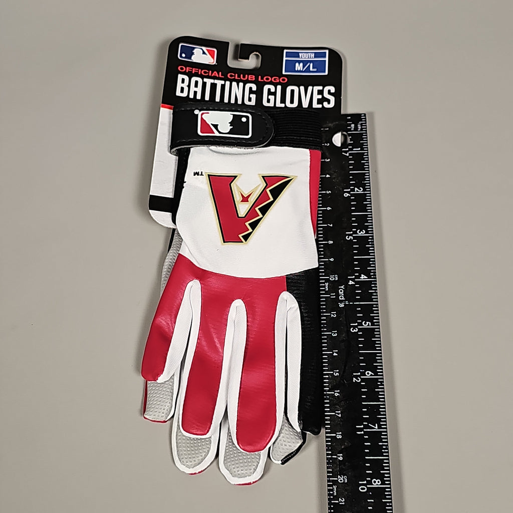 FRANKLIN SPORTS (6 PAIR) Arizona Diamondbacks Youth Batting Gloves Sz Youth M/L 76016F29P6