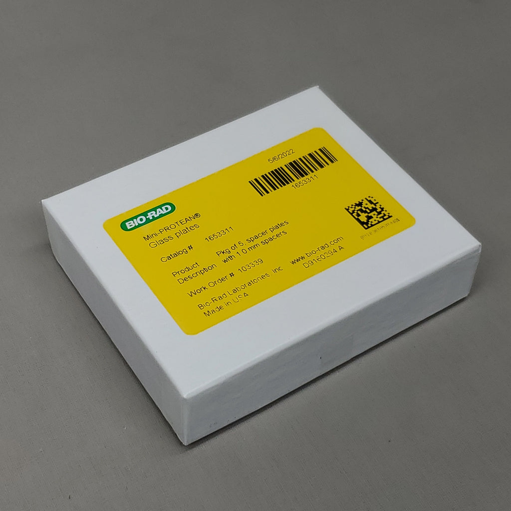 BIO-RAD 90 PCS of Mini-PROTEAN Glass Spacer Plates  W/ 1.0mm Spacers 1653311 (New)