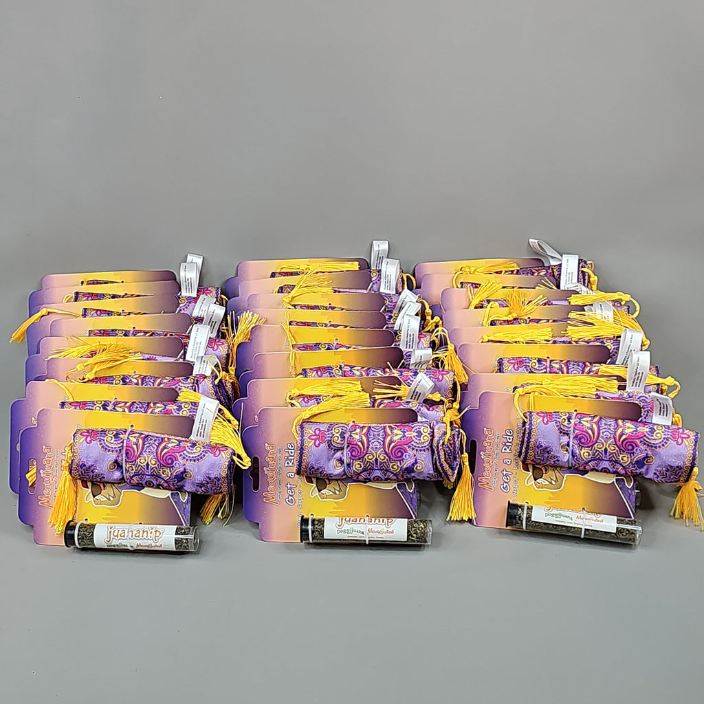 SMARTER PAW Meowijuana Organic Catnip Toy CASE OF 24! Get a Ride Magic Carpet Cat Toy (New)