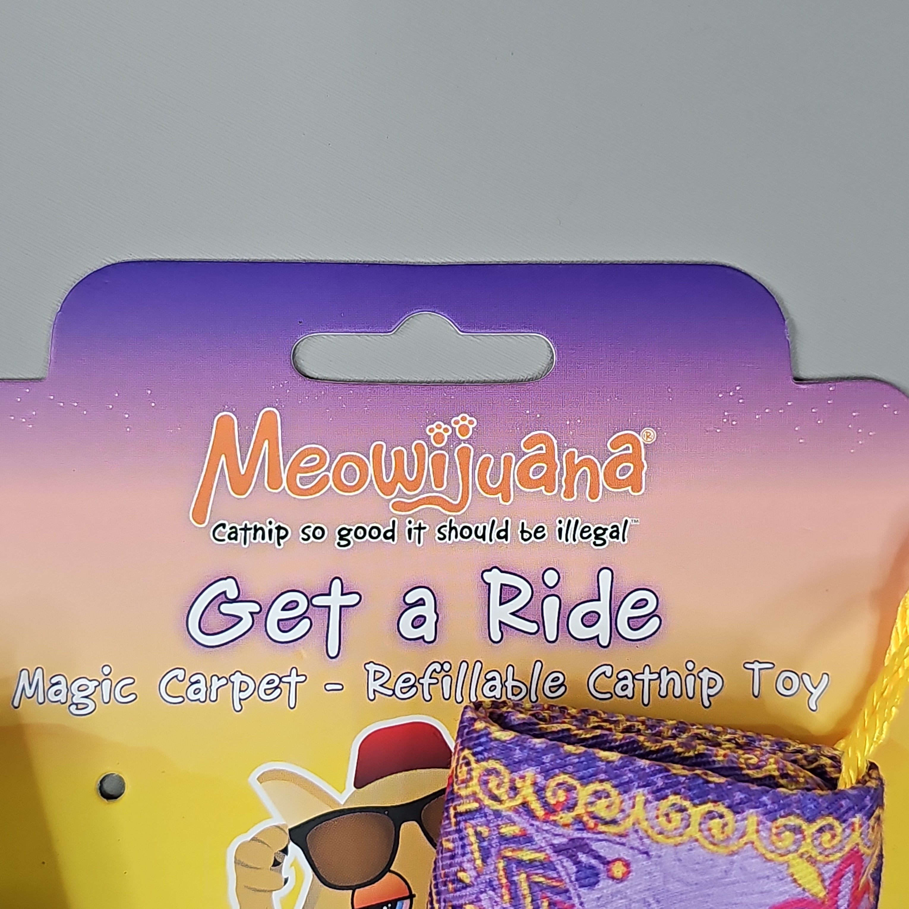 SMARTER PAW Meowijuana Organic Catnip Toy CASE OF 24! Get a Ride Magic Carpet Cat Toy (New)