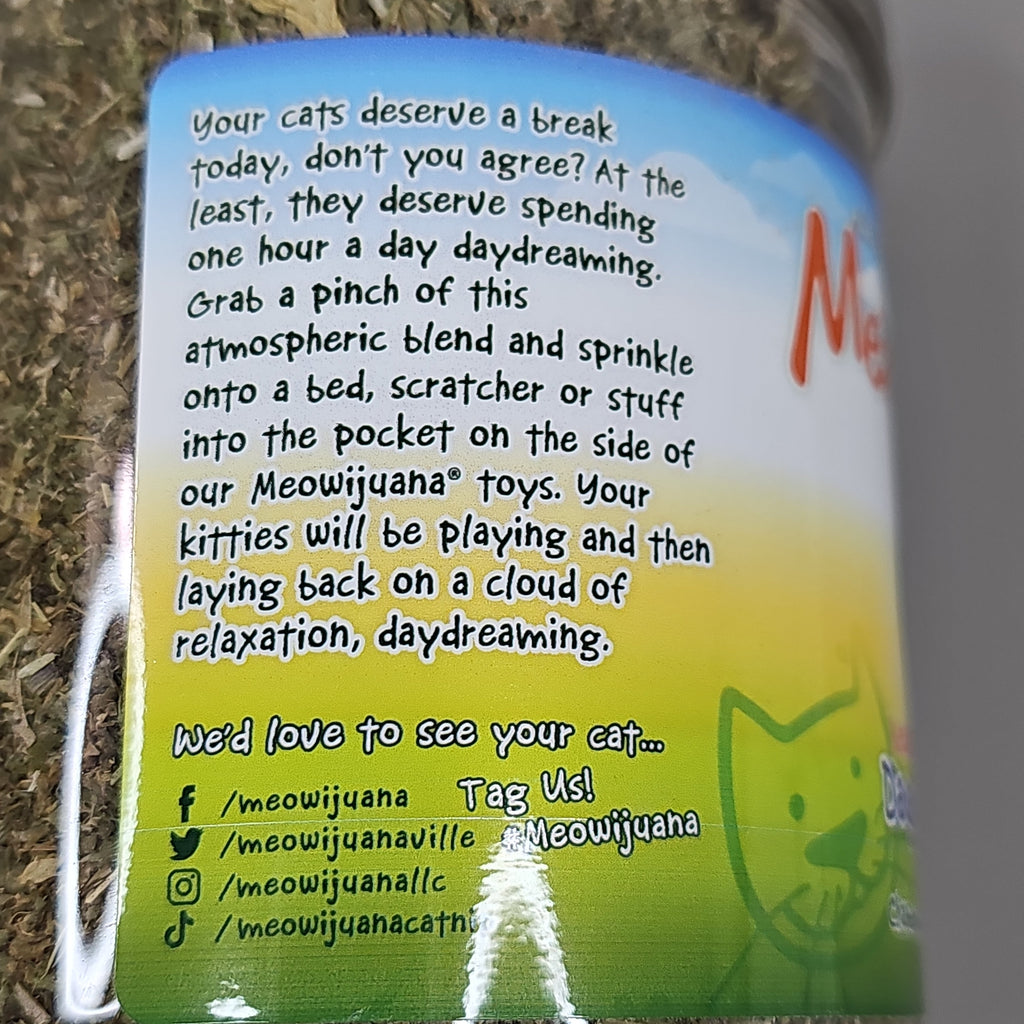 SMARTER PAW Meowijuana Organic Catnip Case of 4 Jars Daydreamer Mix for Cats (New)