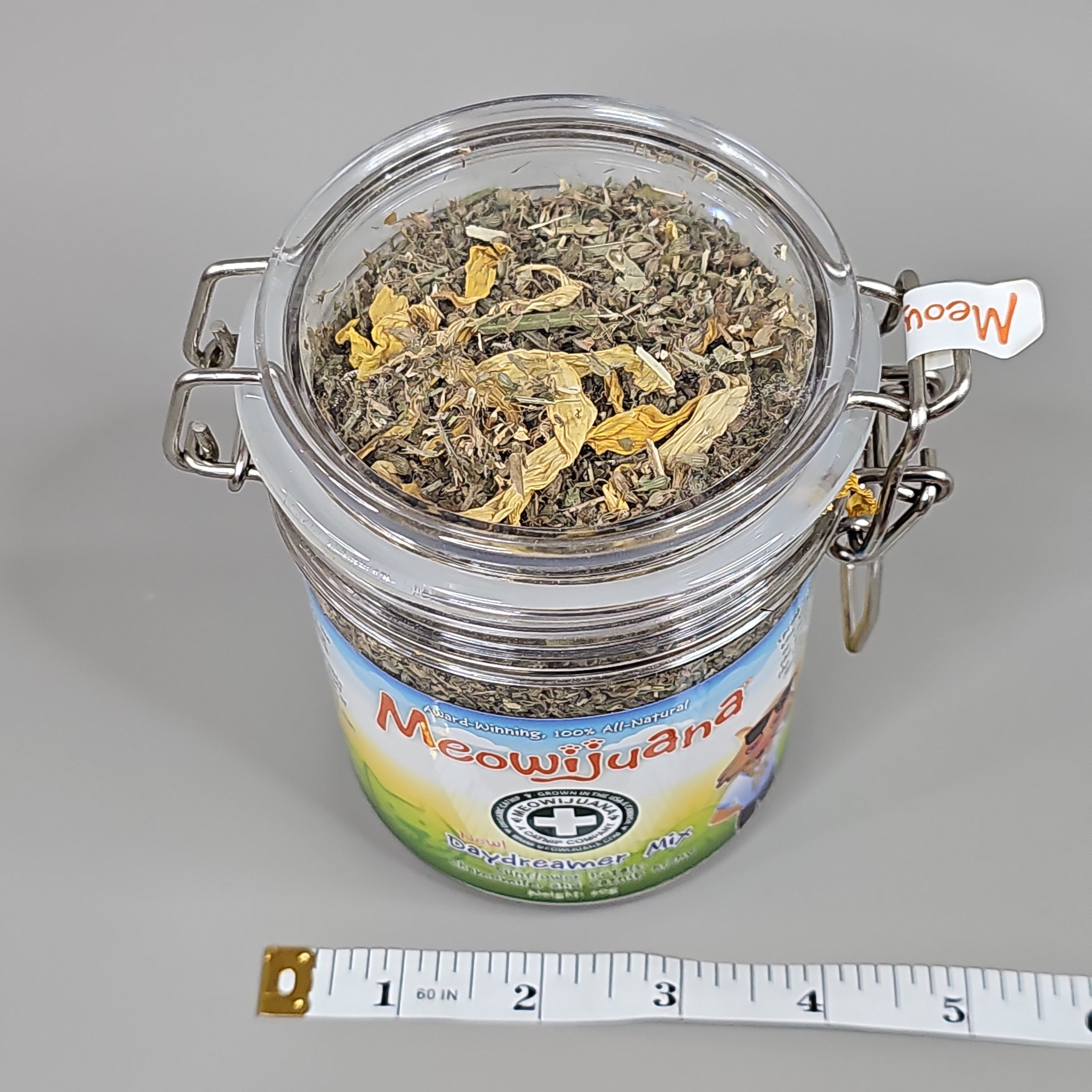 SMARTER PAW Meowijuana Organic Catnip Case of 4 Jars Daydreamer Mix for Cats (New)